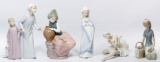 Lladro, Nao and Zaphir Figurine Assortment