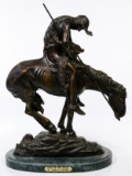 (After) James Earle Fraser (American, 1876-1953) 'End of the Trail' Bronze Statue