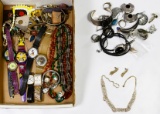10k Gold, Sterling Silver and Costume Jewelry Assortment