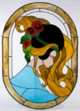 Stained Glass Style Portrait Panel