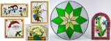 Stained Glass Style Window Panel Assortment