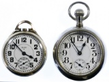 Elgin Open Face Railroad Pocket Watches