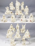 Asian Blanc de Chine 'Lohan' Figurine Assortment