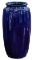 Asian Style Cobalt Blue Floor Vase