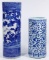 Asian Blue and White Umbrella Stands
