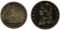 1835 25c and 1875-S 20c VG/VF