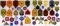 World War II and Modern U.S. Military Insignia Assortment