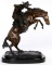 (After) Frederic Remington (American, 1861-1909) 'Bronco Buster' Bronze Statue