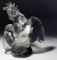 Lalique Crystal Cockatoo Figurine