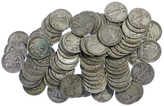 Walking Liberty 50c Assortment