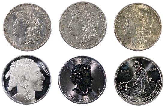 Morgan $1 and Commemorative Silver Assortment