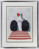 Romain de Tirtoff (Erte) (Russian, 1892-1990) 'Lafayette' Lithograph