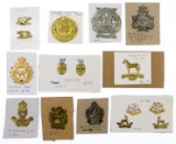 World War II and Current Canadian Cap and Collar Badge Assortment