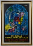 Marc Chagall (Russian / French, 1887-1985) 'Vitraux Pour Jereusalem' Poster