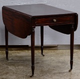 Pembroke Style Mahogany Drop Leaf Table