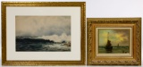 Unknown Artist (20th Century) Seascape Oil on Board