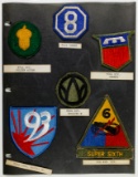 World War II and Post War Allied Patch Assortment