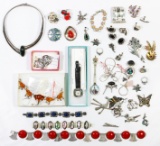 Sterling Silver and Adornment Jewelry Assortment