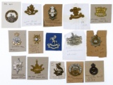 World War II and Current British / Commonwealth Cap and Collar Badge Assortment