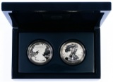 2012-S American Eagle $1 San Francisco Two-Coin Silver Proof Set