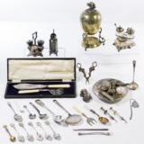 Silverplate Hollowware and Flatware Assortment