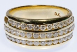 14k Gold and Diamond Ring