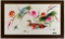 Oriental Silk Embroidered Panel of Mandarin Ducks and Lotus