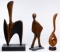 Gert Olsen (American, 20th Century) Hand Carved Wood Sculptures