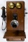 Western Electric Crank Telephone in Oak Case