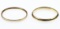 14k Gold Hinged Bangle Bracelets