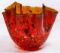Murano Art Glass Handkerchief Vase