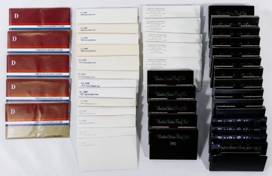 US Proof and Mint Set Assortment