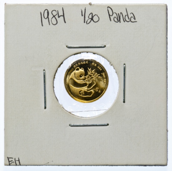 China: 1984 5 Yuan Gold Panda