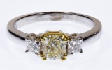 18k White Gold and Diamond Ring