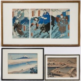 Asian Woodblock Print Assortment