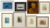 Works on Paper and Wood Carving Assortment