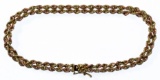 14k Gold Double Twisted Rope Bracelet