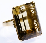 14k Gold and Citrine Ring