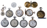 Pocket Watch, Case and Work Assortment