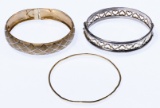 14k and 10k Gold and Sterling Silver Bracelets