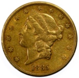 1885-S $20 Gold XF Details