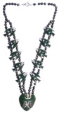 Native American Silver Thunderbird Necklace