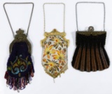 Enamel Mesh and Beaded Purse Assortment