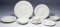 Wedgwood 'Queens Ware - White on White' China Service for Twelve