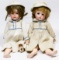 Simon & Halbig Bisque Head #1299 Twin Dolls
