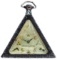 Tempor Masonic Triangle Sterling Silver Cased Pendant Watch