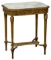 Louis XVI Style Alabaster Top Occasional Table