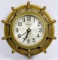 Waterbury Brass Nautical Desk Clock