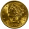 1907 $5 Gold Unc.