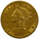 1887-S $10 Gold AU